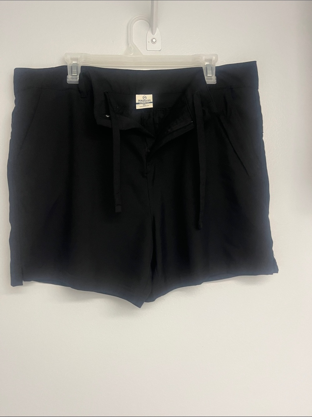 Magellan Outdoors Women's Black High-Waist Drawstring Shorts